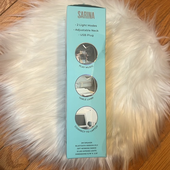 😃Sarina USB Powered Flexible Lamp with Built in Speaker & Led Lamp - Picture 5 of 10